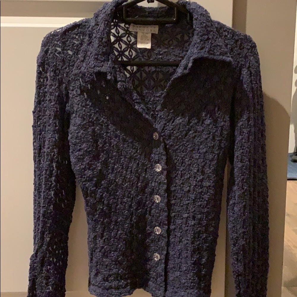 Barneys NY lace cardigan